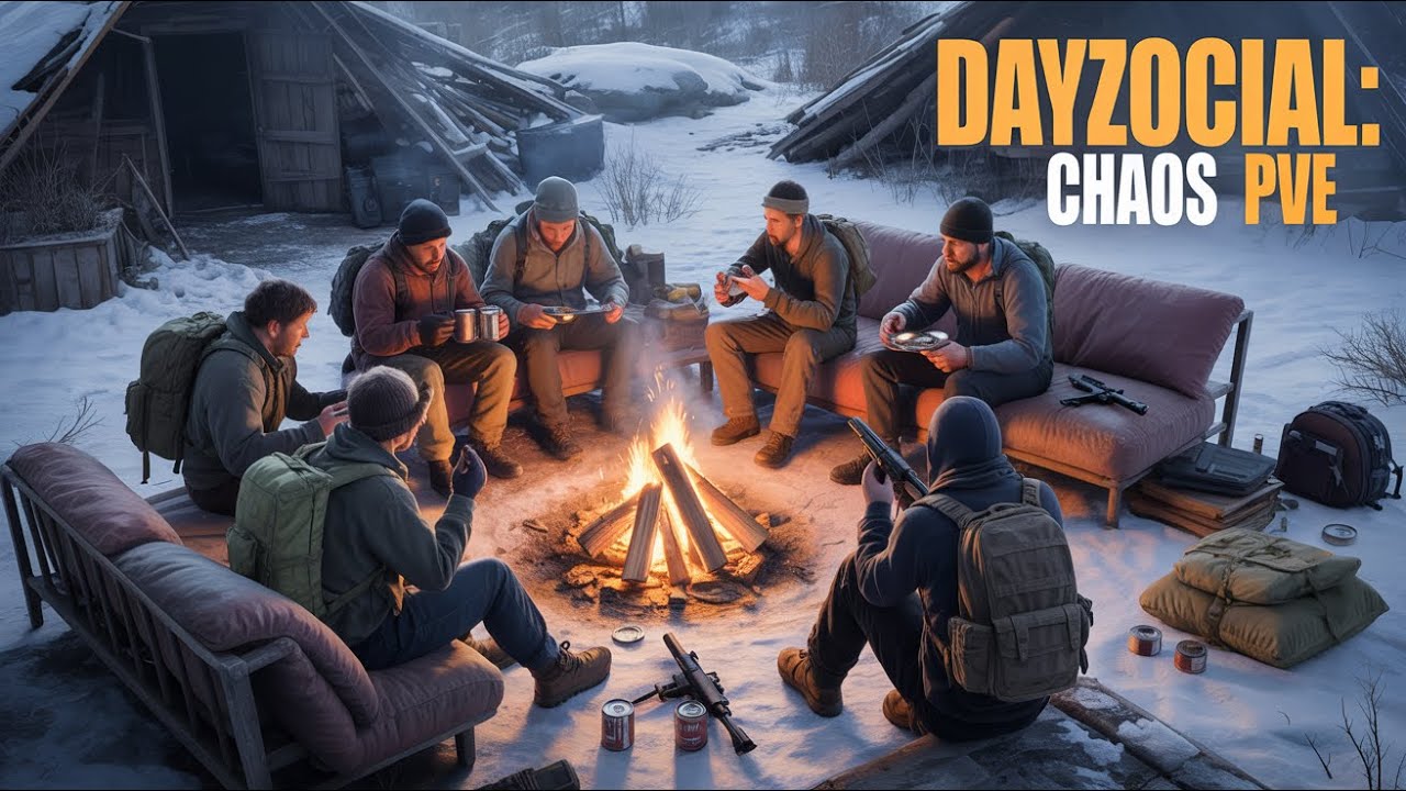 DayZocial:CHAOS PVE 1.28 СТРИМ#33  Боты.Болезни. Квесты. HARD ++ ( Карта  Arsteinen  Норвегия)