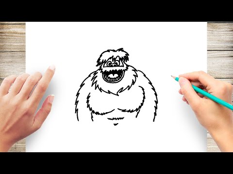 How to Draw a Bumble Abominable Step by Step