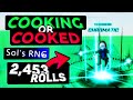 Sols RNG: COOKING or COOKED? (Sol's RNG Luckiest Players)