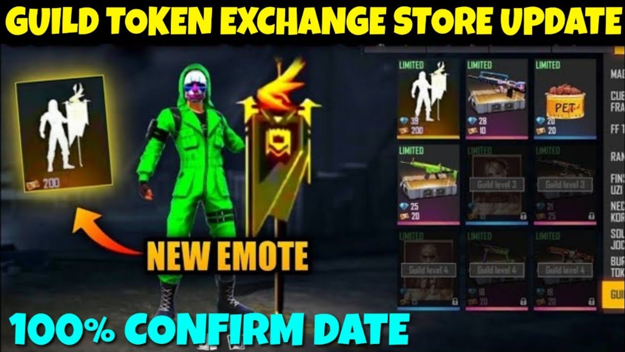 New Guild Token Rewards | Free Fire New Guild Token Rewards | Next Guild Token Rewards Free Fire