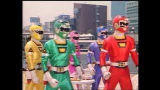 Gekisou Sentai Carranger The Movie: 4 Pinball Mayhem (1998) Ice Slide Scene