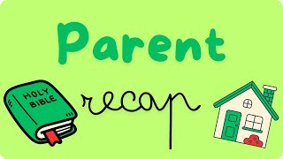 Parent Recap - Alternative Confirmation Lesson - 2/5/2025
