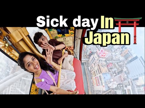 Sick DAY Vibe IN JAPAN🤮⁉️Vijay Not Feeling Well😭 Exploring Osaka World Famous Market With Dysentry💩