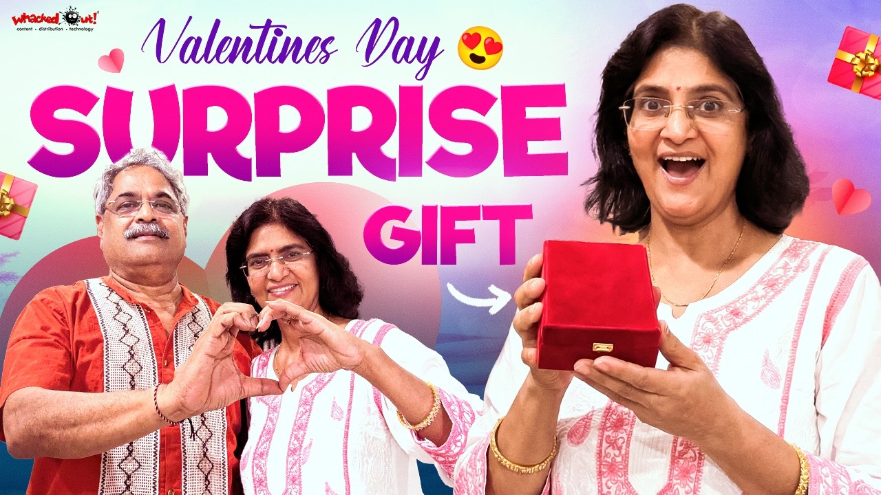 Valentines Day Special Surprise Gift | Family Fun Vlog | #valentinesdayvlog | Vijayas Harivillu