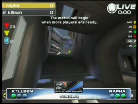 k1llsen vs. rapha 4/5 - Quake Live IEM Grand Final - gamescom 2010