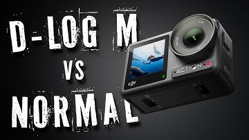 D-log M vs. Normal colours on DJI OSMO Action 4 and 5