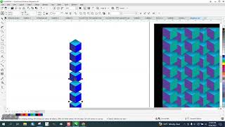 Corel Draw Tips & Tricks 3D looking blocks floating