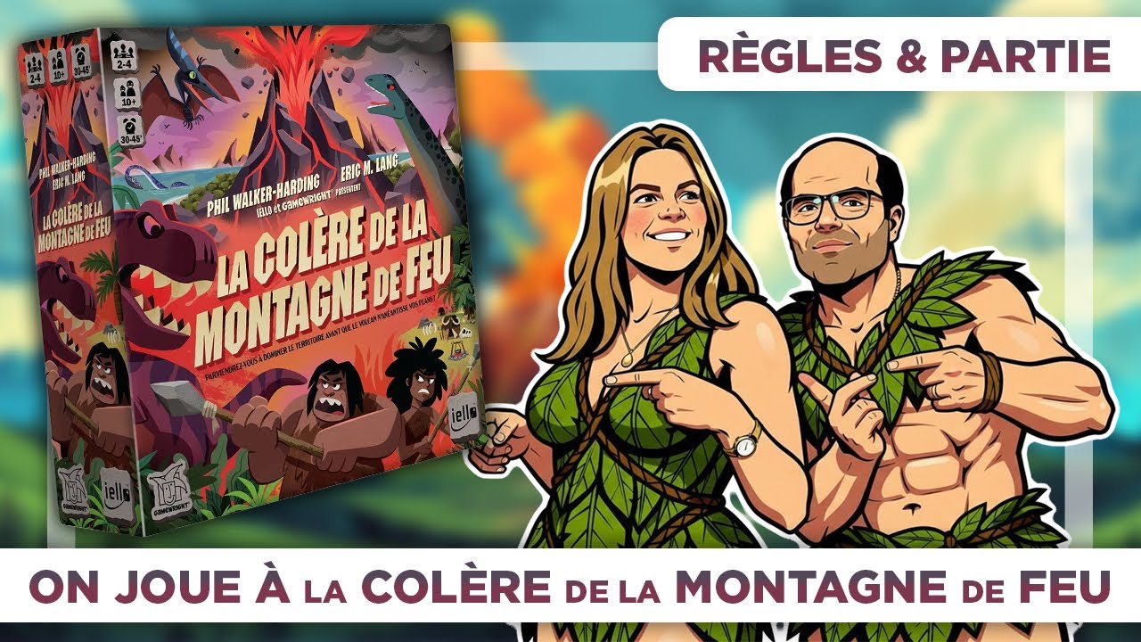 ON JOUE À LA COLÈRE DE LA MONTAGNE DE FEU ! Règles + Partie + Avis | Jeu de Société Iello