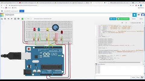 Ep 4.5การใช้ Potentiometer ในการควบคุม led โดยใช้คำสั่ง digitalWrite,analogWrite,digitalRead,map,if