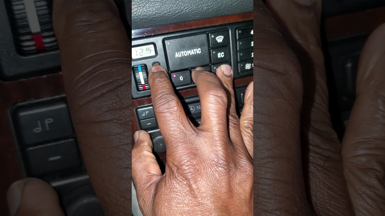 Mercedes climate control codes "How to Read it" YouTube