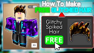 How To Make A FREE Glitchy Roblox Hair! (Avatar Trick)