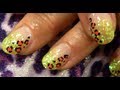 ☆★ Neon Leopard Print Nails ☆★