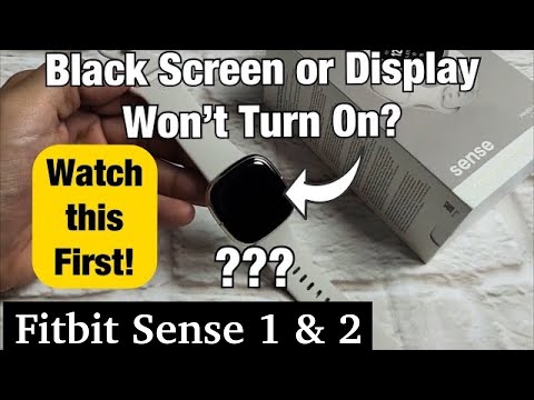 Fitbit Sense: Black Screen or Display Won&rsquo;t Turn On? 2 Fixes!