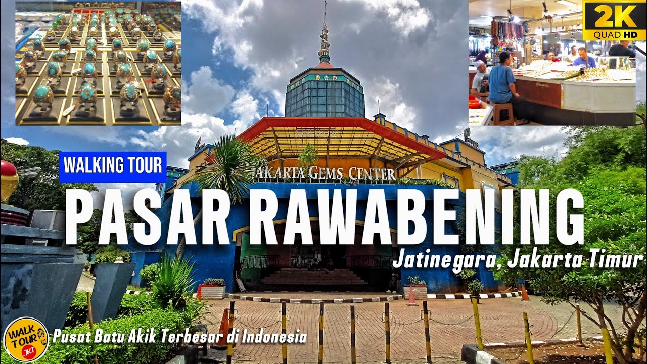 Suasana PASAR RAWA BENING JAKARTA GEMS CENTER Jatinegara | Pusat Batu Akik Terbesar di Indonesia‼️