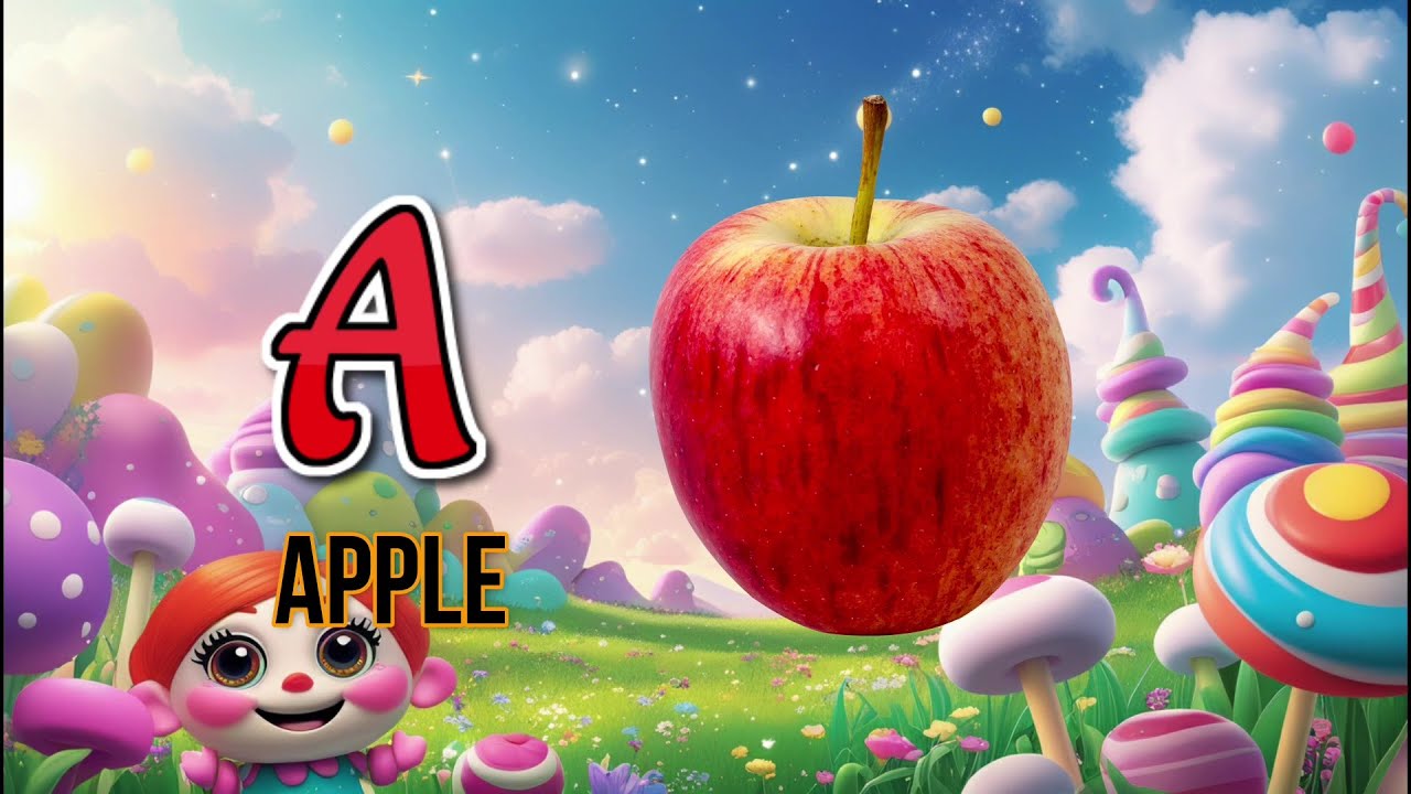 ABC Song for Kids | A for Apple & Fun Alphabet Song with Cute ...