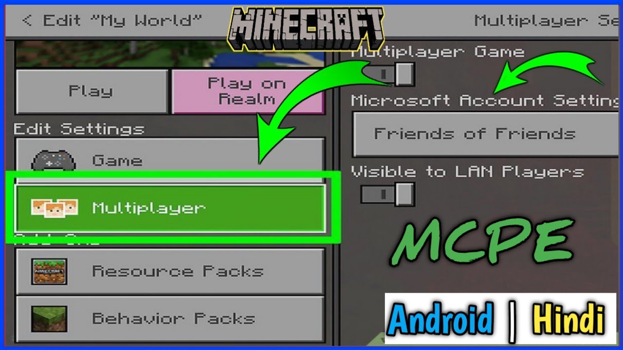 How to Play Multiplayer in Minecraft 2021 | Minecraft Multiplayer kaise ...