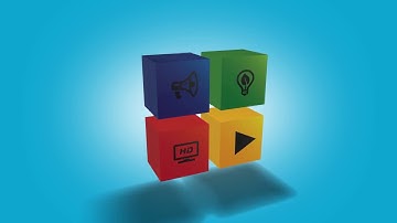 Element 3D Square Pop Up - After Effect Tutorial - Part 01