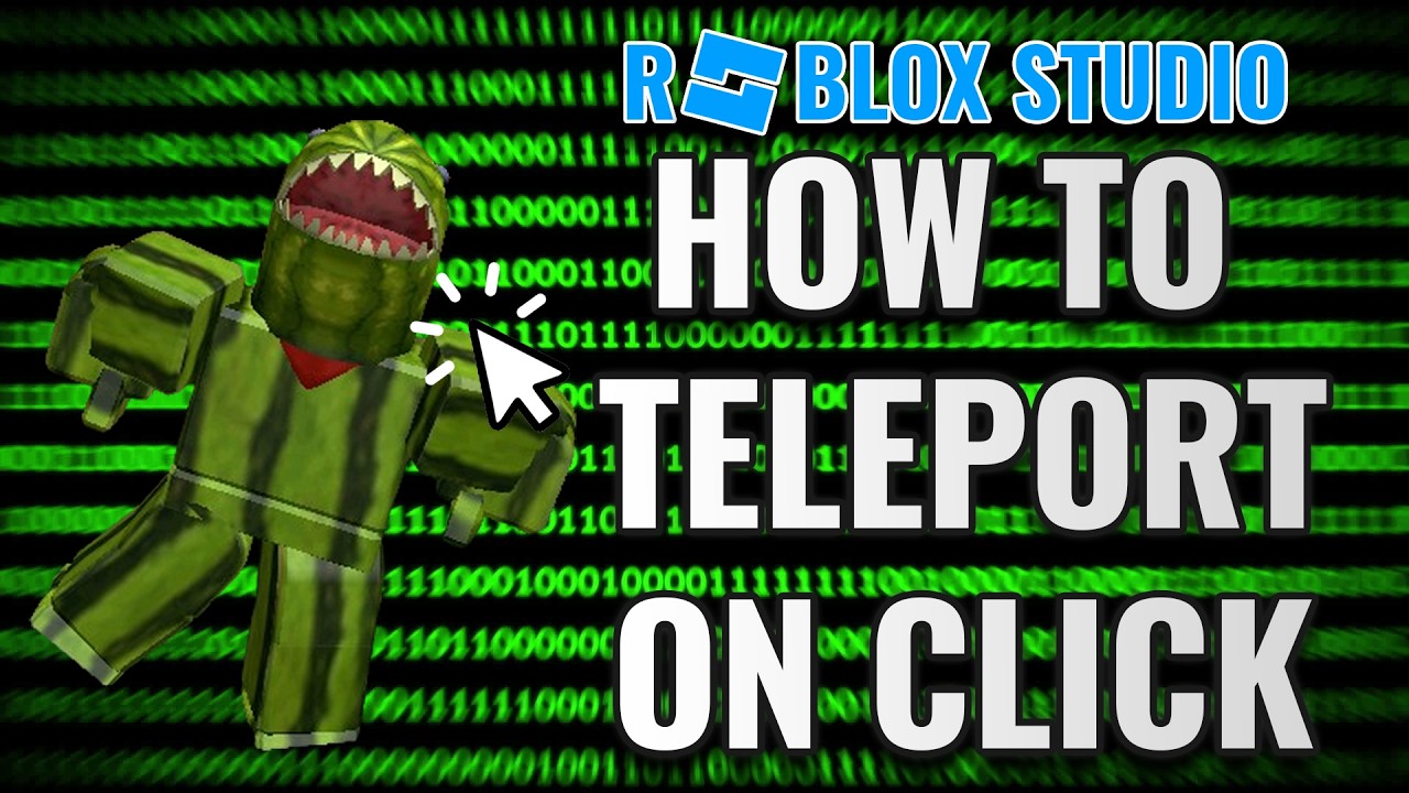 How to Teleport Anywhere With A Click in Roblox Studio - YouTube