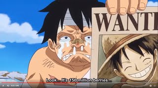 Luffys Bounty Decreased One Piece 879 Luffy Becomes The 5Th Yonko.