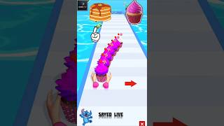 Hot Stacky Pancake 🥞  runner GAMEPLAY #3d  #games #game #funnyvideo #funny #어몽 #어몽어스 #shortsfeed