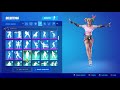 HARLEY QUINN skin showcase with almost all emotes from fortnite!! 💖