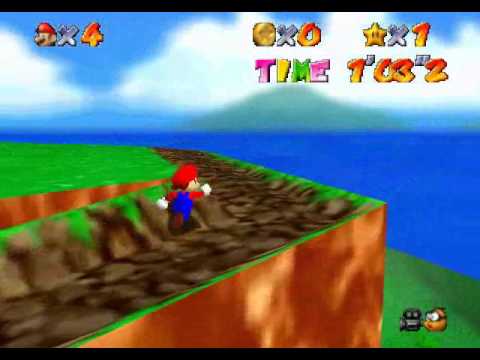 Super Mario 64 -Ganando con pura trampa XD