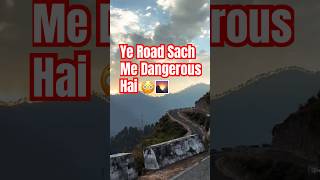 Dangerous Sunset Road Ride 🌄😮 | Mountain Road Vibes #shorts
