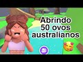 Roblox- ABRINDO 50 OVOS AUSTRALIANOS (Adopt me)