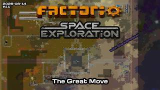 The Great Move | Factorio: Space Exploration multiplayer Stream 11 2026-06-14