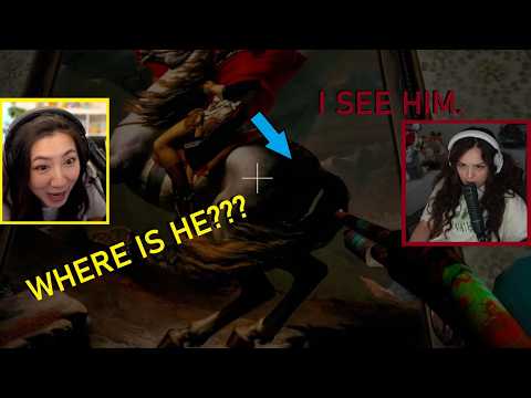 Valkyrae DOMINATES as Hunter in Art Gallery Map...and Fuslie is there too | Meccha Chameleon |