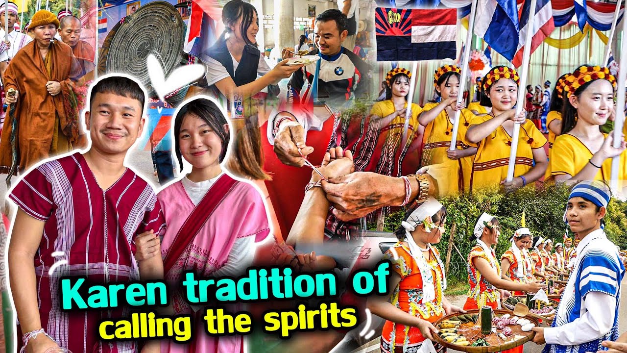 Karen wrist-tying ceremony, continuing the good tradition 🥰🎉