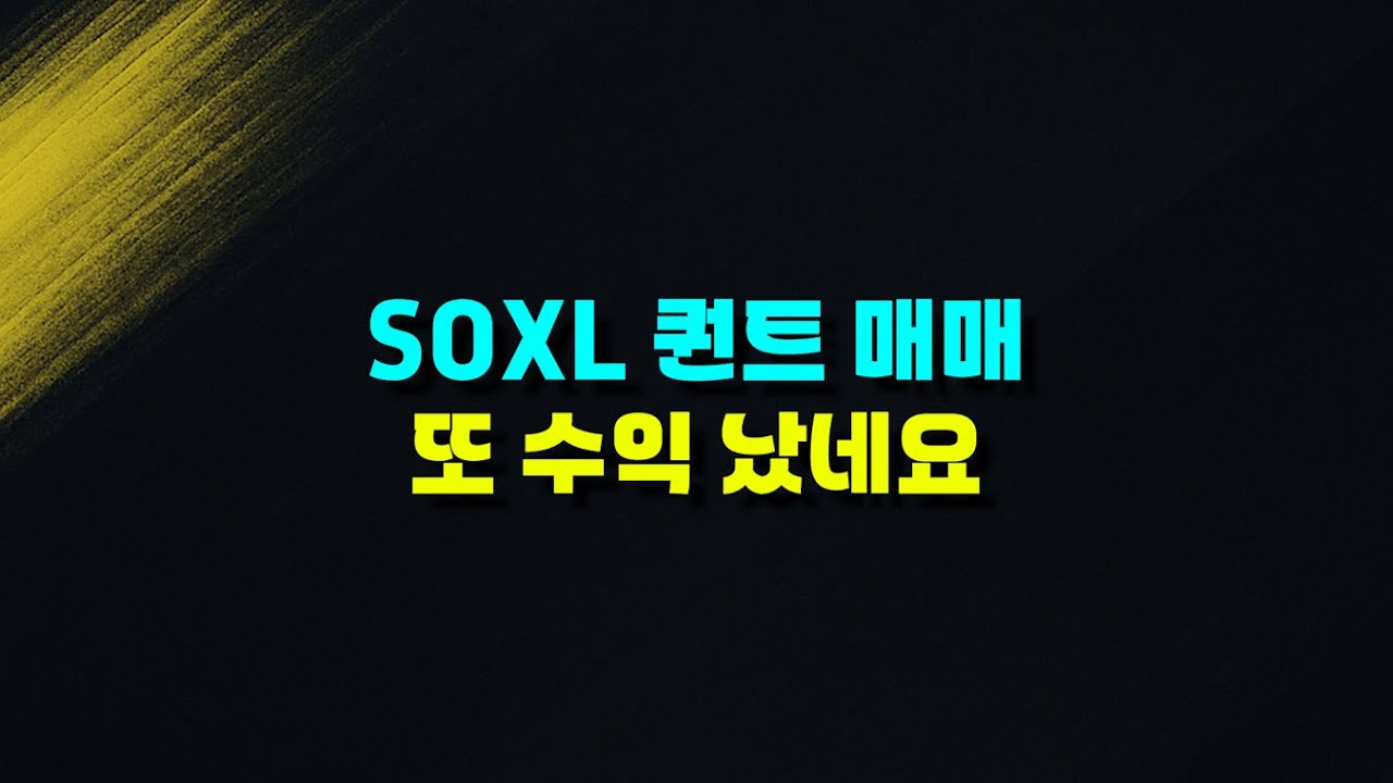 큰 변동성에 유리한 SOXL 퀀트투자, 이 기준으로" CHPY"도 투자 가능합니다.