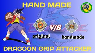 Dragoon grip attacker at home 😵 with pvc pipe #beyblade #dragoon #tysonfury #tyson