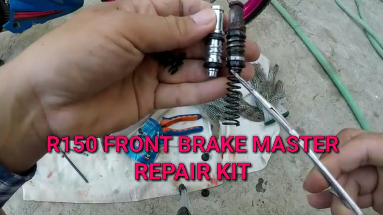 HOW TO REPAIR FRONT BRAKE MASTER TO STOP LEAKAGE | RAIDER150
