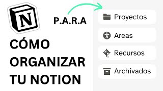 Cómo Organizo mi Notion con el Método PARA Tiago Forte (desde cero!)