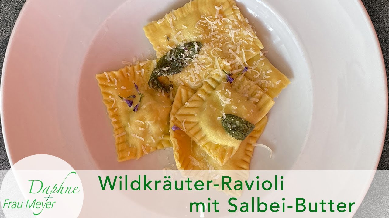 Wildkräuter-Ravioli, so gut schmeckt Beikraut oder das BESTE, was man mit Unkraut kochen kann!