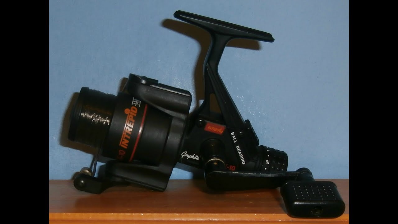 Intrepid QX-10 - Silstar, Taiwan 1980s - Graphite Light Coarse Fishing Fixed Spool Spinning Reel