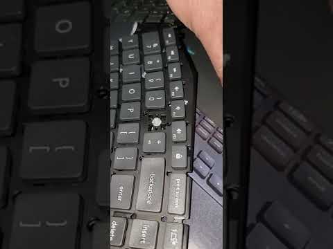 How To Install A Key Into A Logitech ERGO K860 - YouTube
