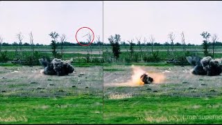 Ukrainian Tank Drives Straight Into Russian Grad Barrage To Hammer Enemy Position Near Bakhmut