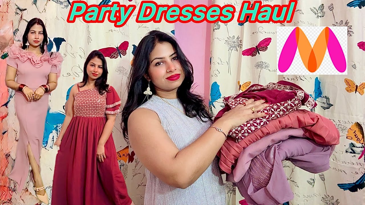 Myntra Haul | Dresses Haul | Party & Festive Dress Haul ✨