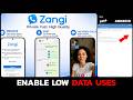 How to Enable Low Data Usage in Zangi (2026)?