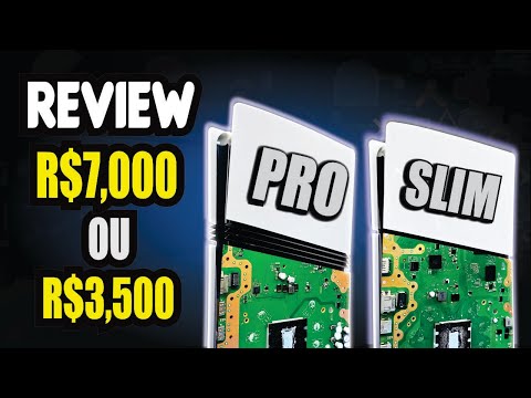 PS5 Slim ou PS5 Pro, análise Técnica, comparativo, desmontagem, qual e o melhor ? teardown.