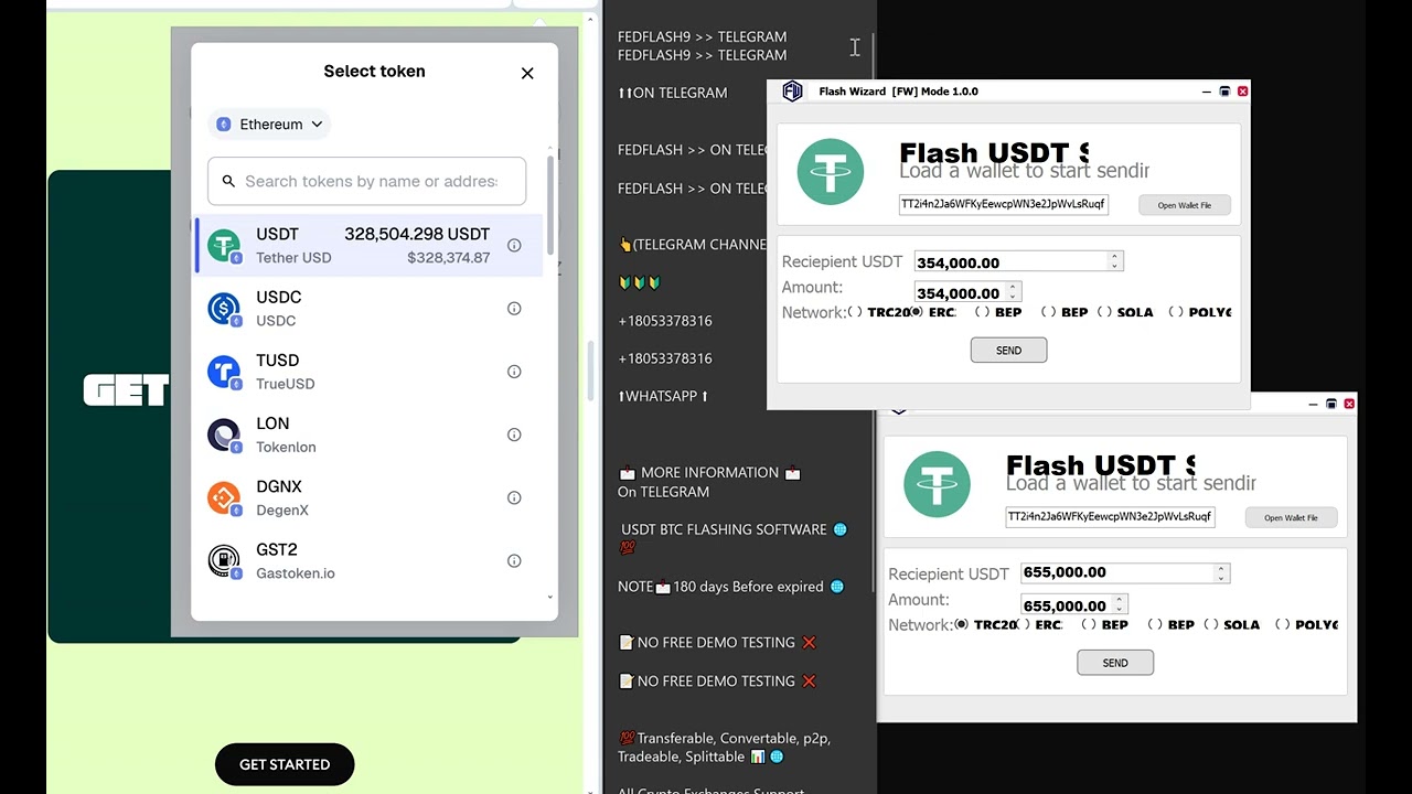 How to Flash any crypto currency, flash USDT/BTC software 2026 