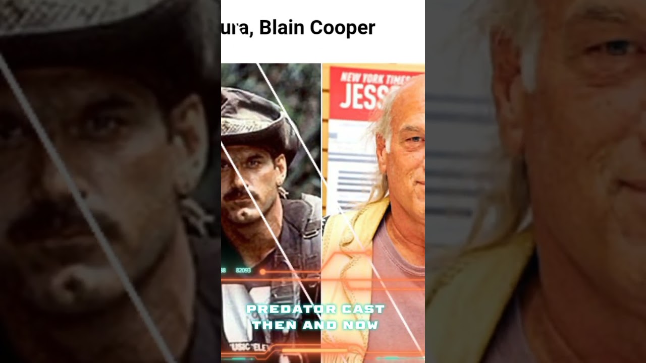 Predator Cast Then and Now short