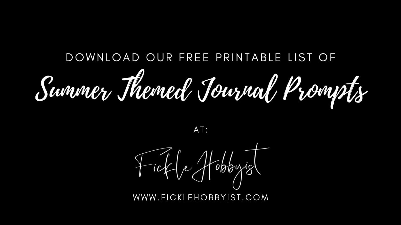Printable List Of Journal Prompts
