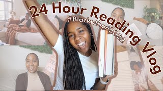 24 Hour Readathon // Blackathon 2022 Reading Vlog