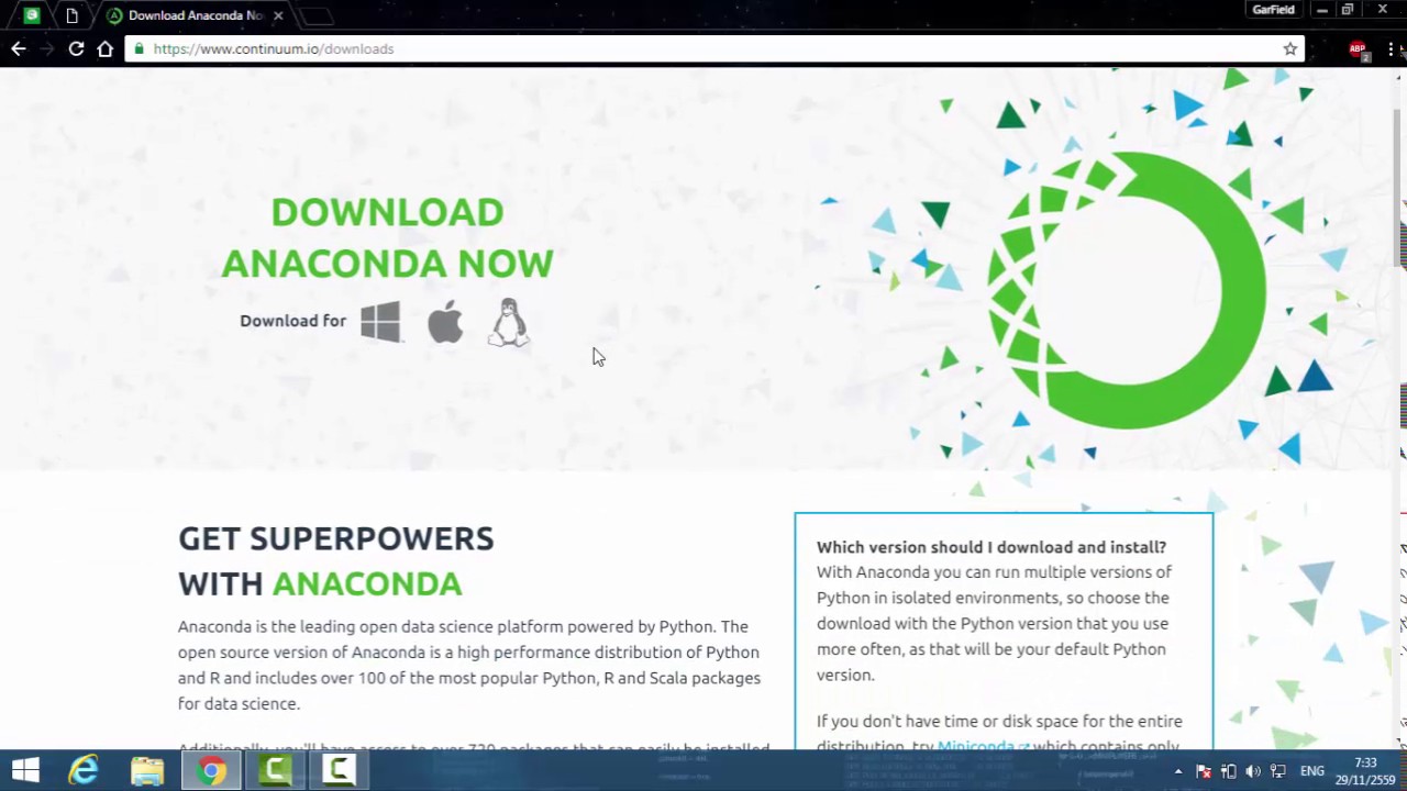 Eng : Basic Python Part 1 Installation IDE (Anaconda IDE). - YouTube