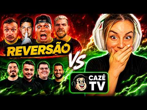 ▶️GRINGA REACTS: REVERSAL CHALLENGE vs CAZÉ TV ⚽