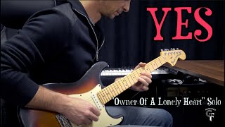 Yes  Owner Of A Lonely Heart  Solo  Rock Guitar Cover