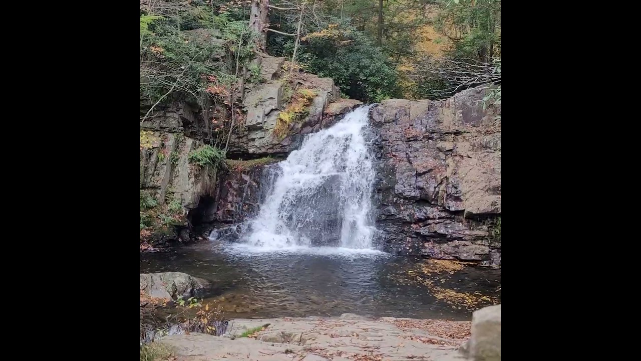 1/2 of Hawk Falls at Hickory Run State Park (2021)
